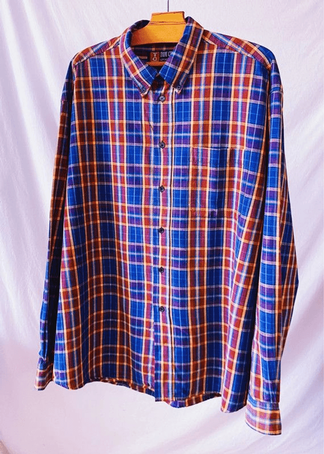 Chemise à carreaux 100% coton - L