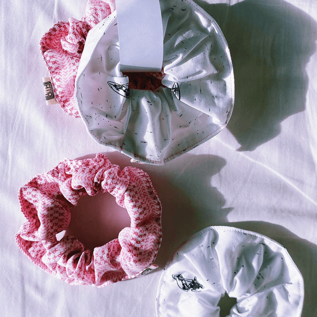 Chouchous (x2) - rose & blanc 