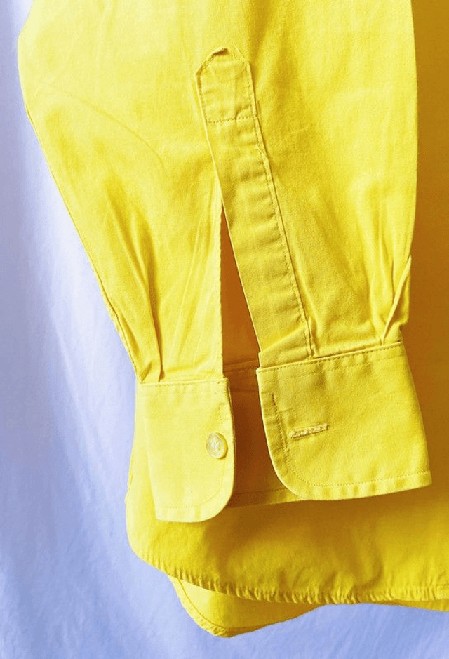Chemise Jaune Vintage - "Made in France" - XL