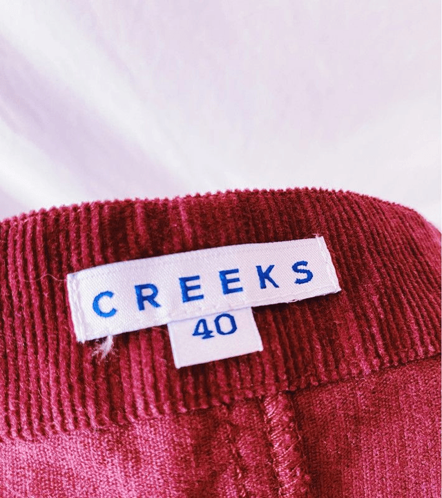 Mini Jupe CREEKS bordeaux - L