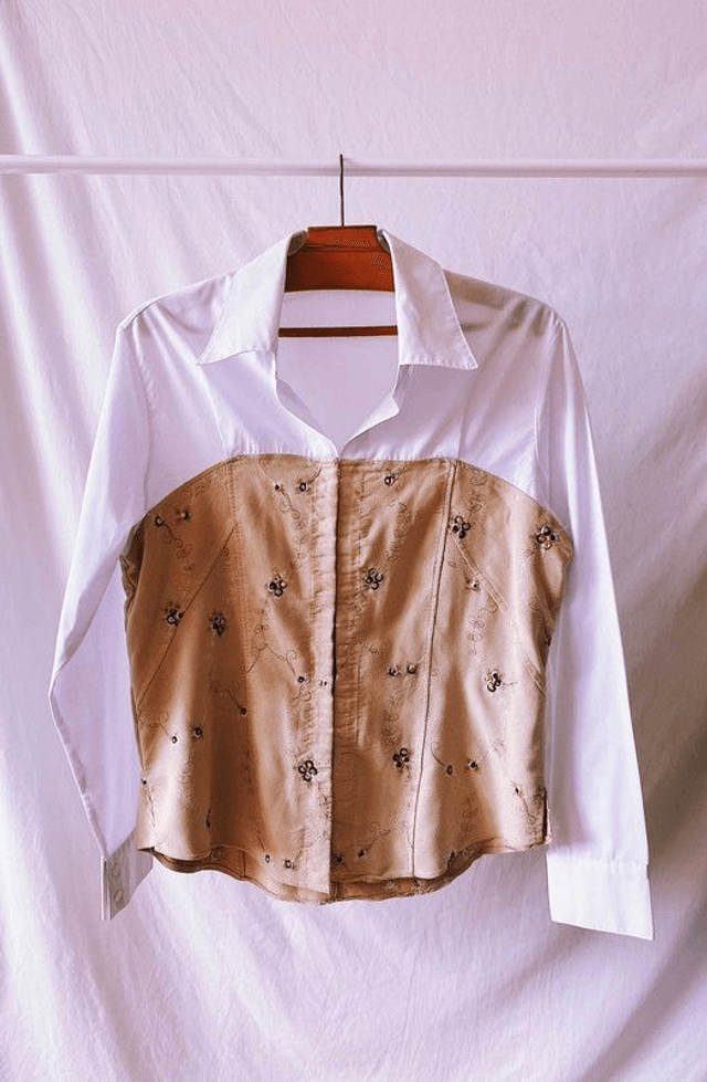 Chemisier vintage Canda C&A - T44
