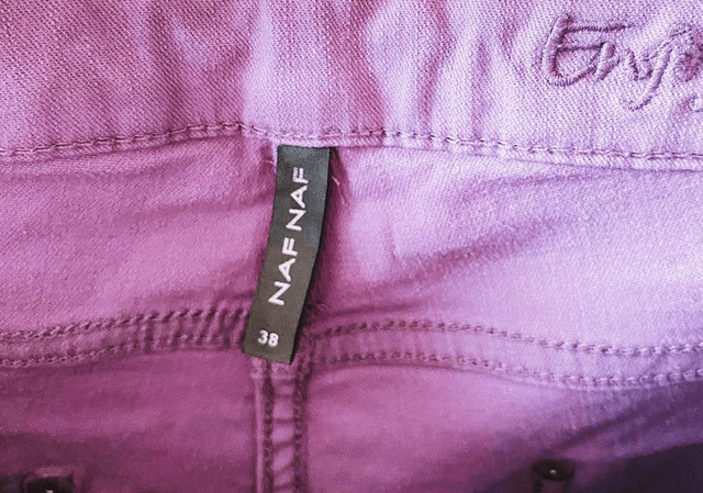 Jean couleur Lila - NAF NAF - 38