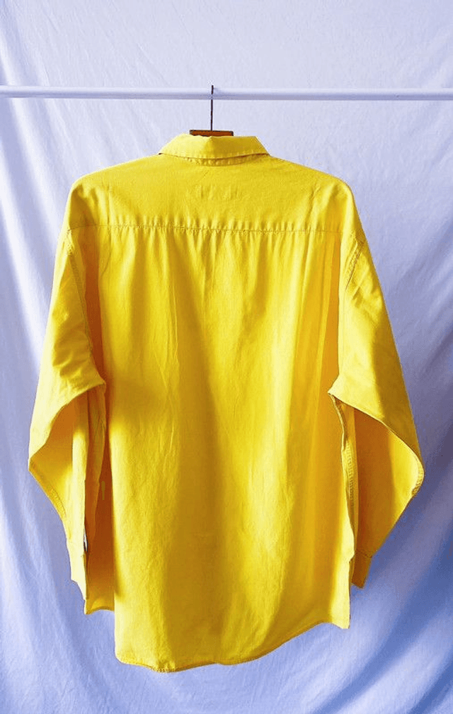 Chemise Jaune Vintage - "Made in France" - XL