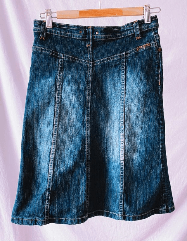Jupe longue en jean JENNYFER VINTAGE 90's - M 38
