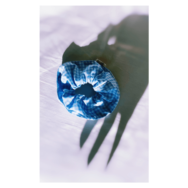 Chouchou (x1) - Bleu pailletée 