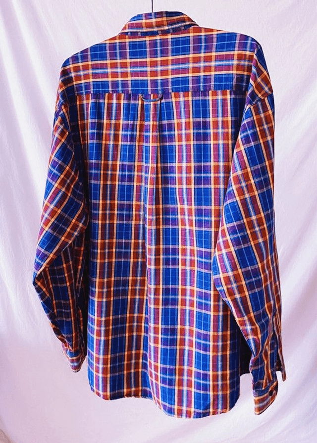 Chemise à carreaux 100% coton - L