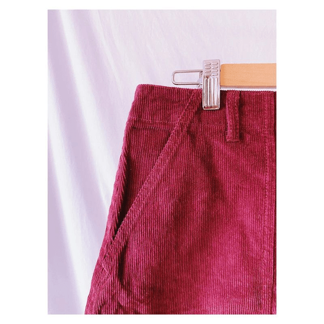Mini Jupe CREEKS bordeaux - L