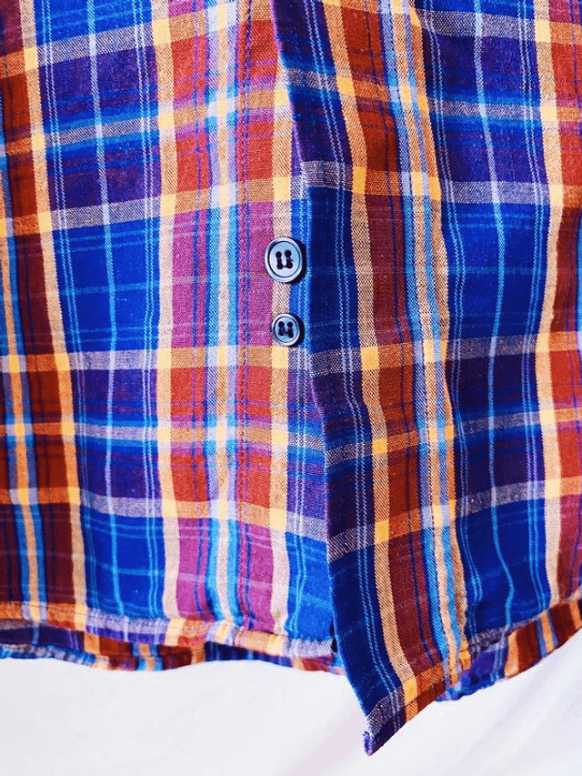 Chemise à carreaux 100% coton - L
