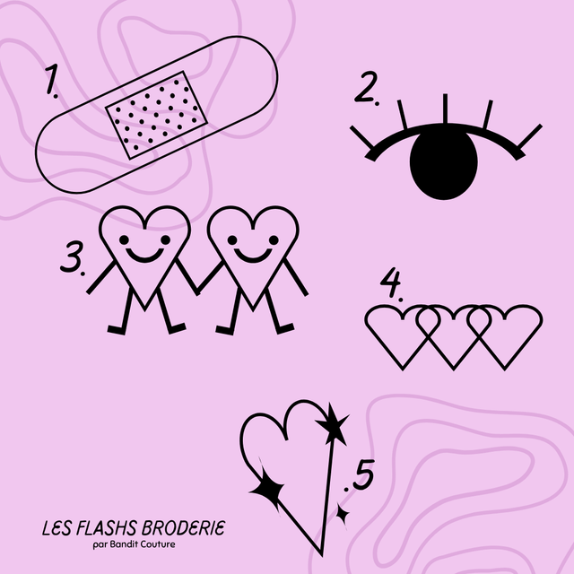 Flash Broderie 8x8cm